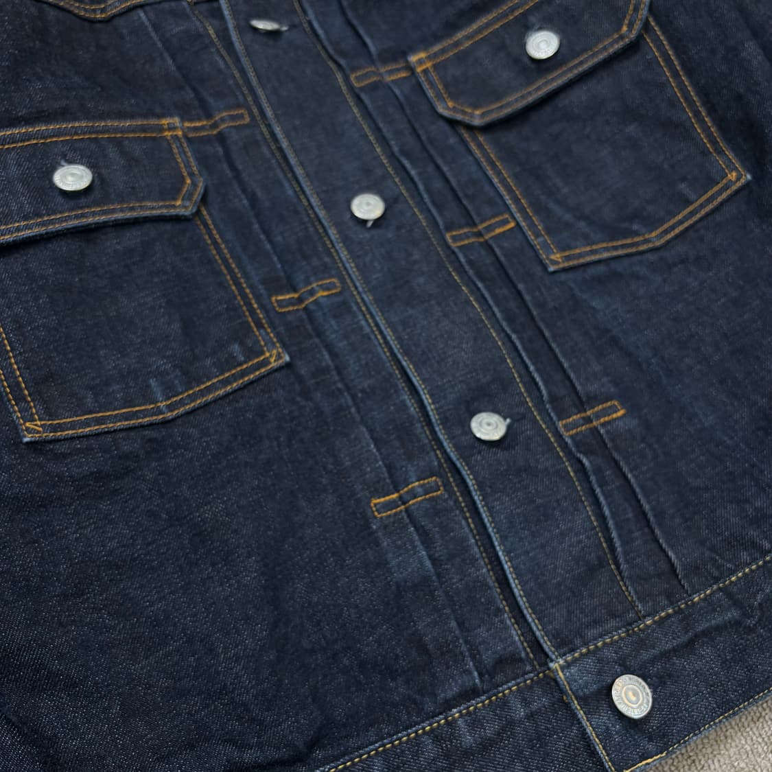 아웃스탠딩 셀비지 2세대 데님 트러커 지켓  상품이미지3