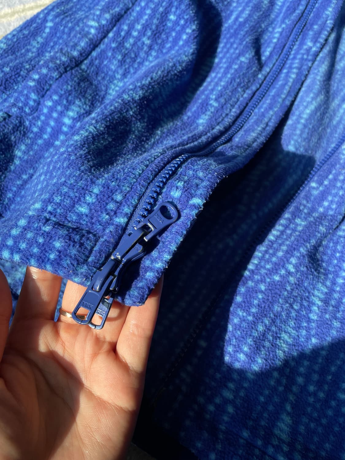 콜롬비아 후리스 블루 겨울 이너 봄 아우터 상품이미지8