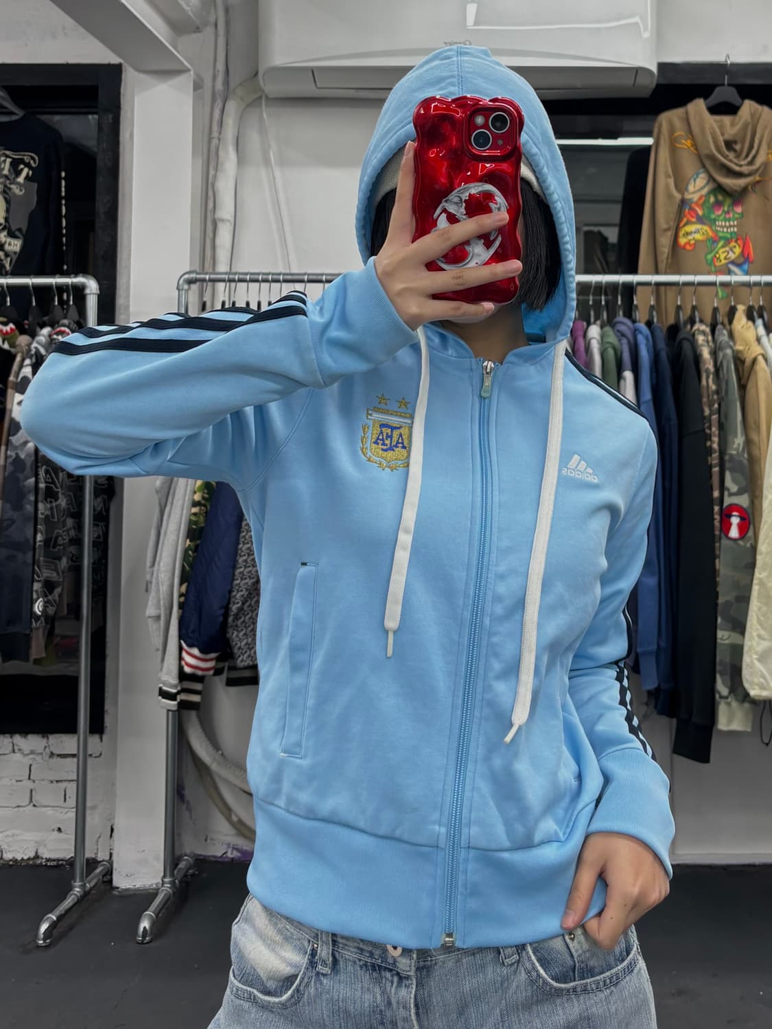 아디다스 아르헨티나 후드집업 상품이미지4