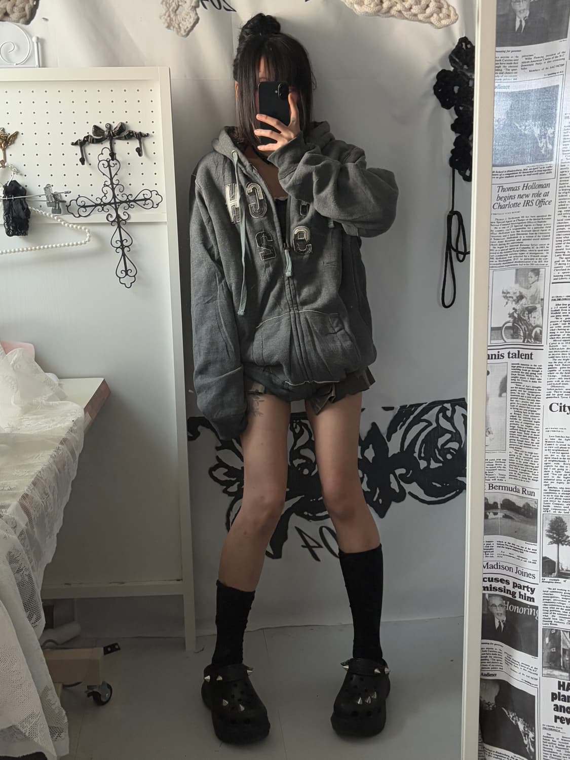 • Abercrombie Grey Wolf Hooded zip-up 상품이미지3