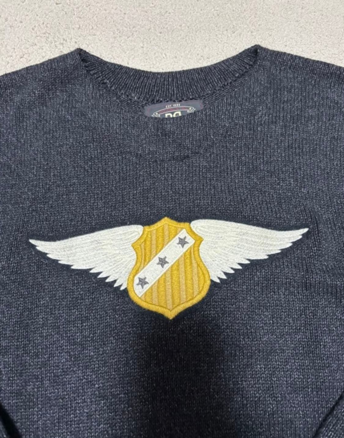 더블알엘 RRL 방패 윙 패치 니트 M (레어템) 상품이미지3