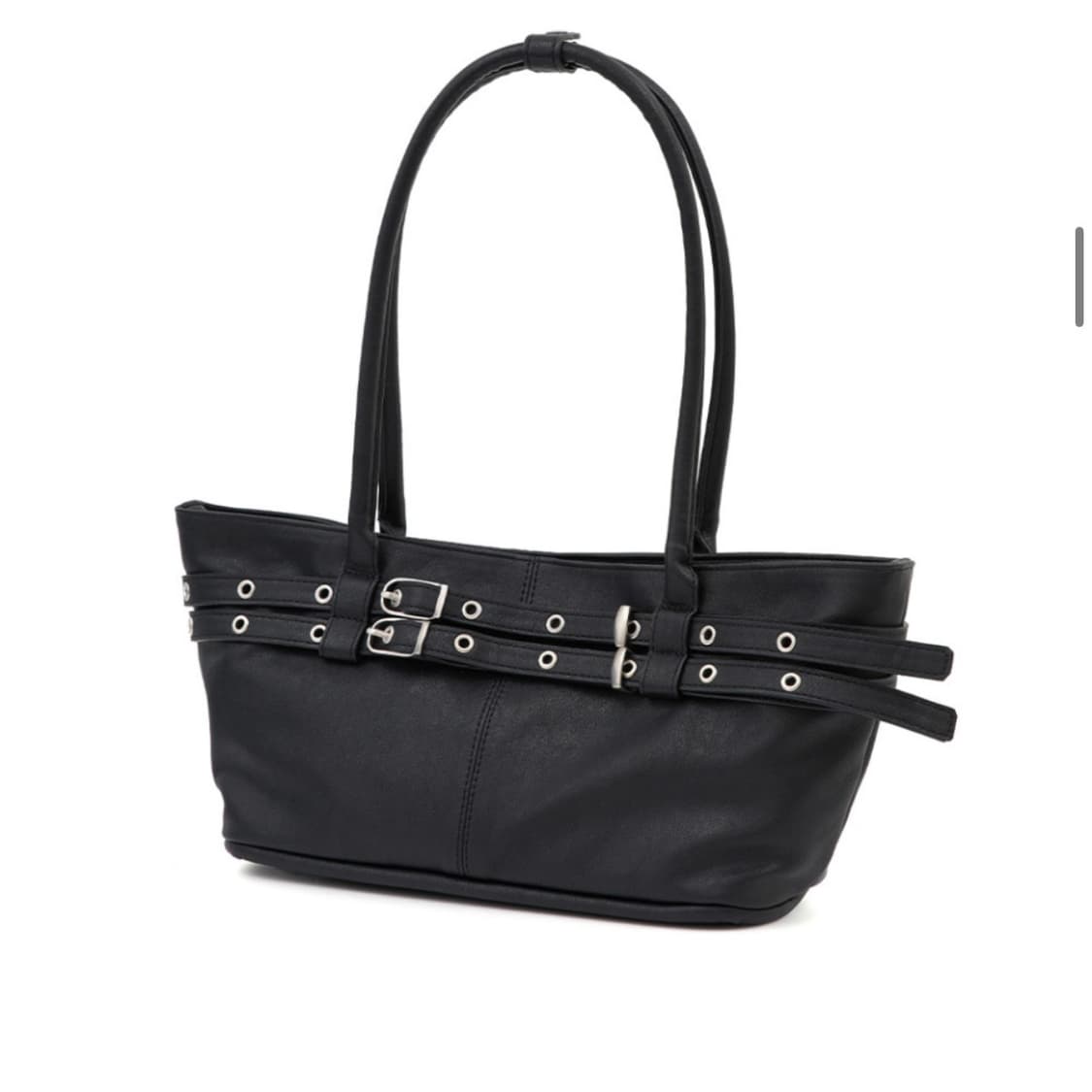 여밈 mini belted boat bag (black) 상품이미지2
