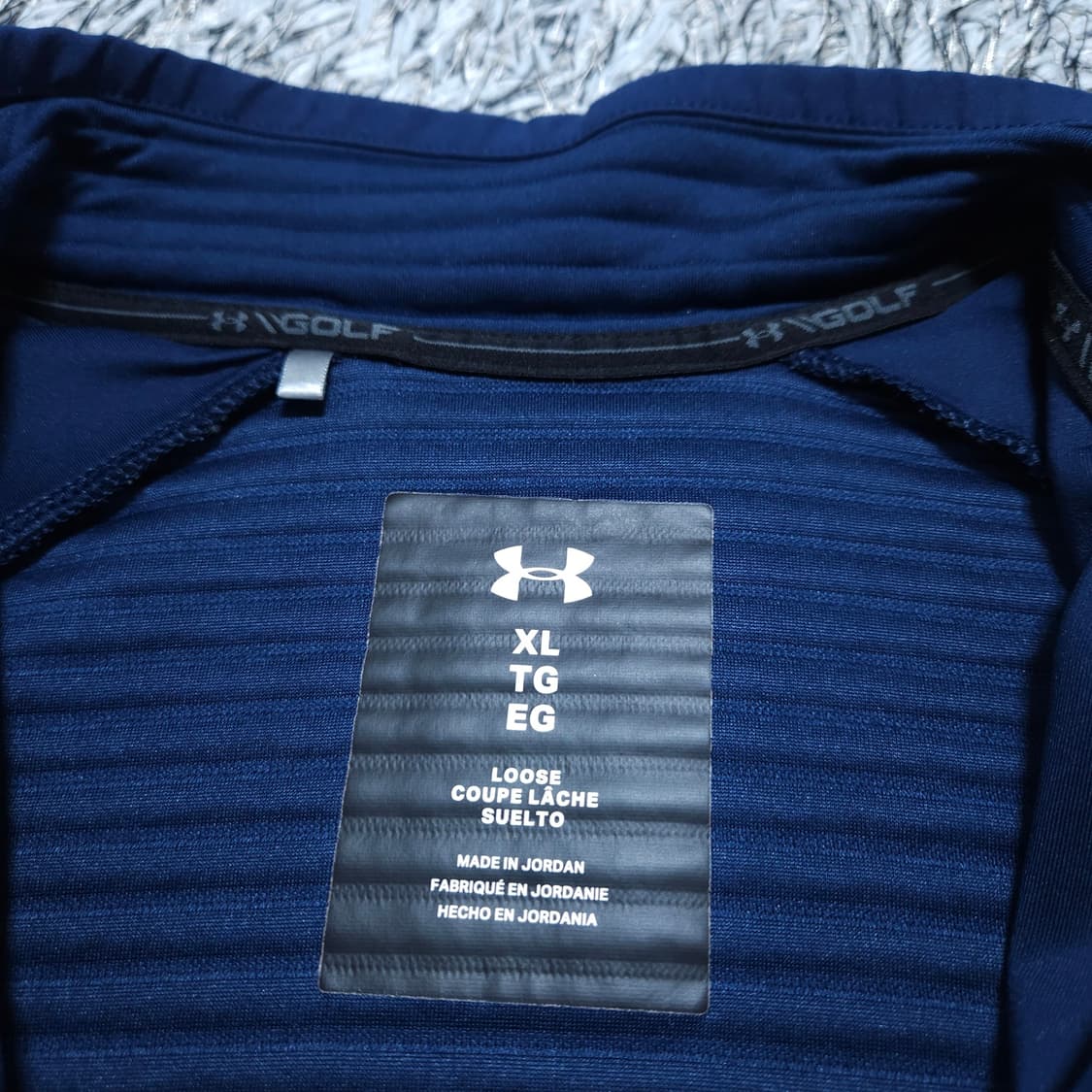 언더아머골프) XL 남자 스톰 반집업긴팔티 / 왕눈이샵 상품이미지8