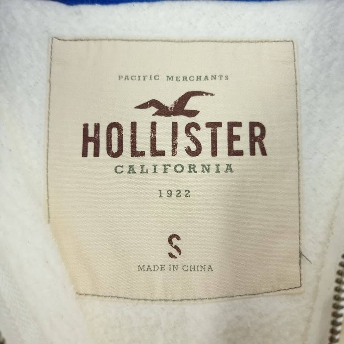 [홀리스터] Y2K 빈티지 로고 패치 후드 집업 아이보리 M18946 상품이미지5