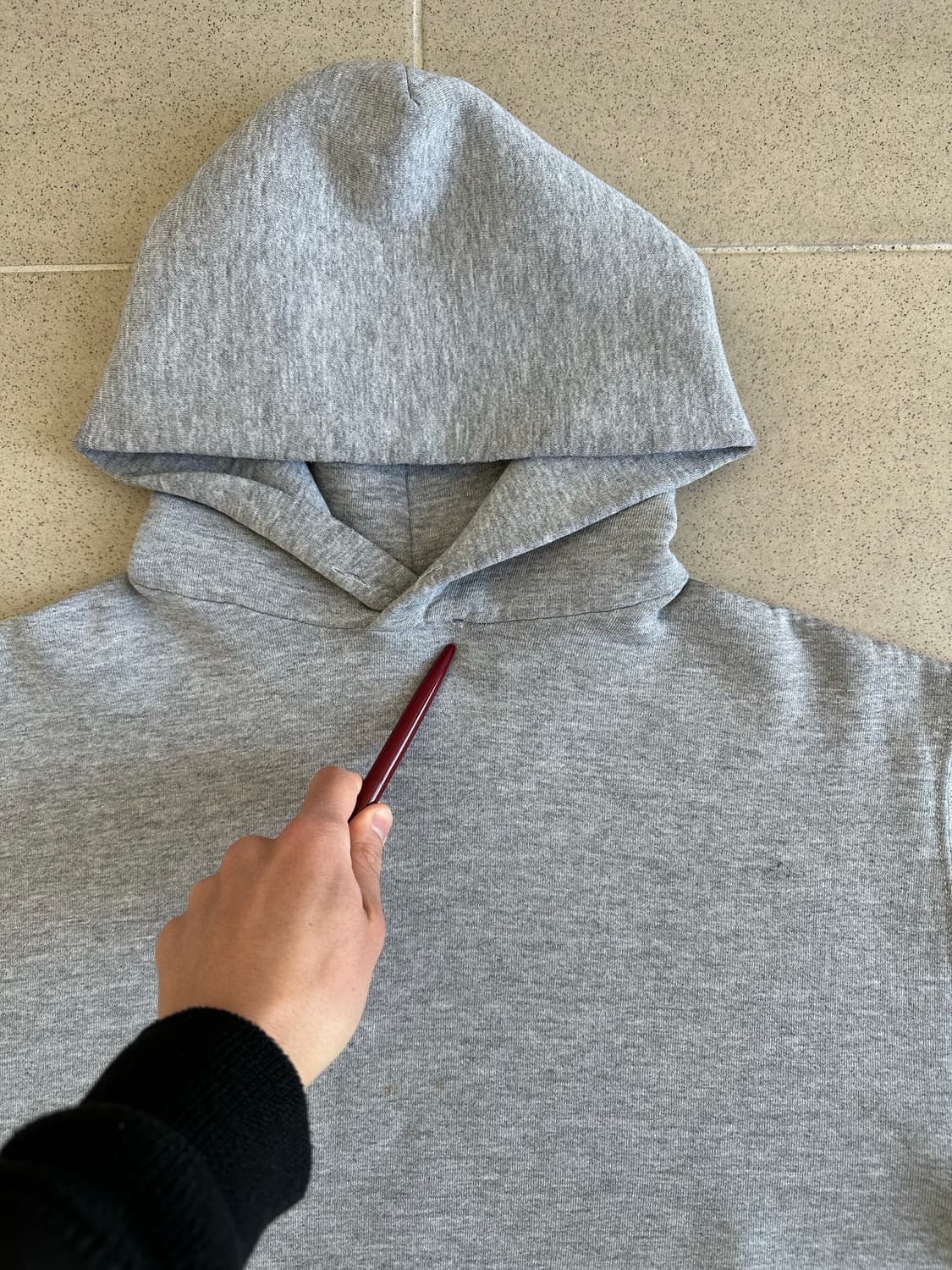 90s 빈티지 러셀 후드 그레이 M USA 상품이미지10