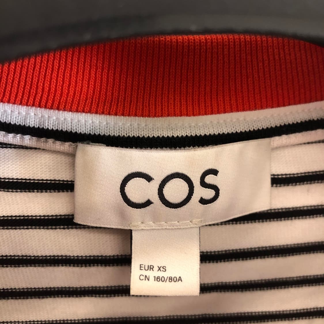 COS 코스 스트라이프 슬리브 XS 상품이미지5