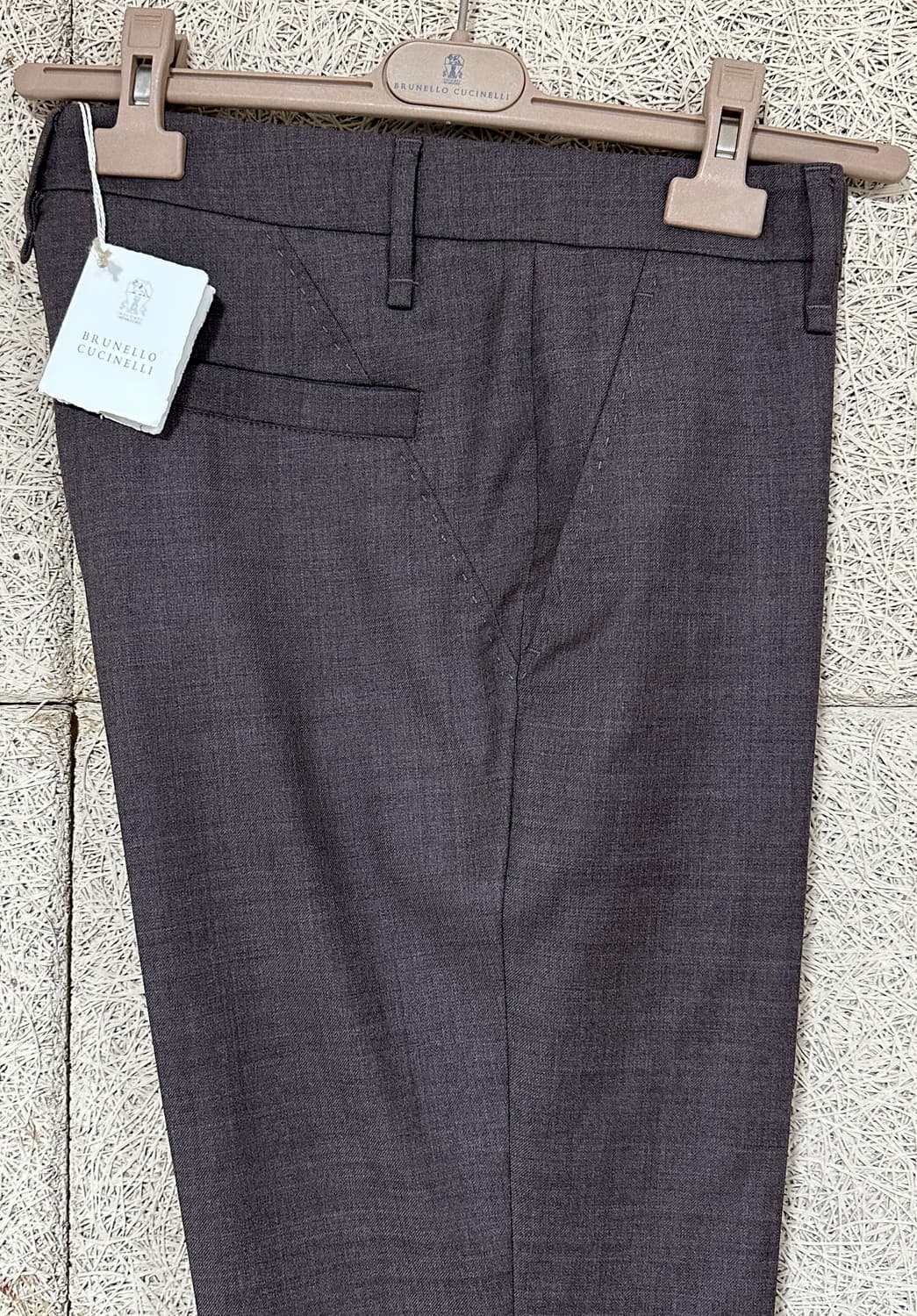 브루넬로 쿠치넬리 스트레치 슬랙스 울 여성 팬츠 상품이미지3