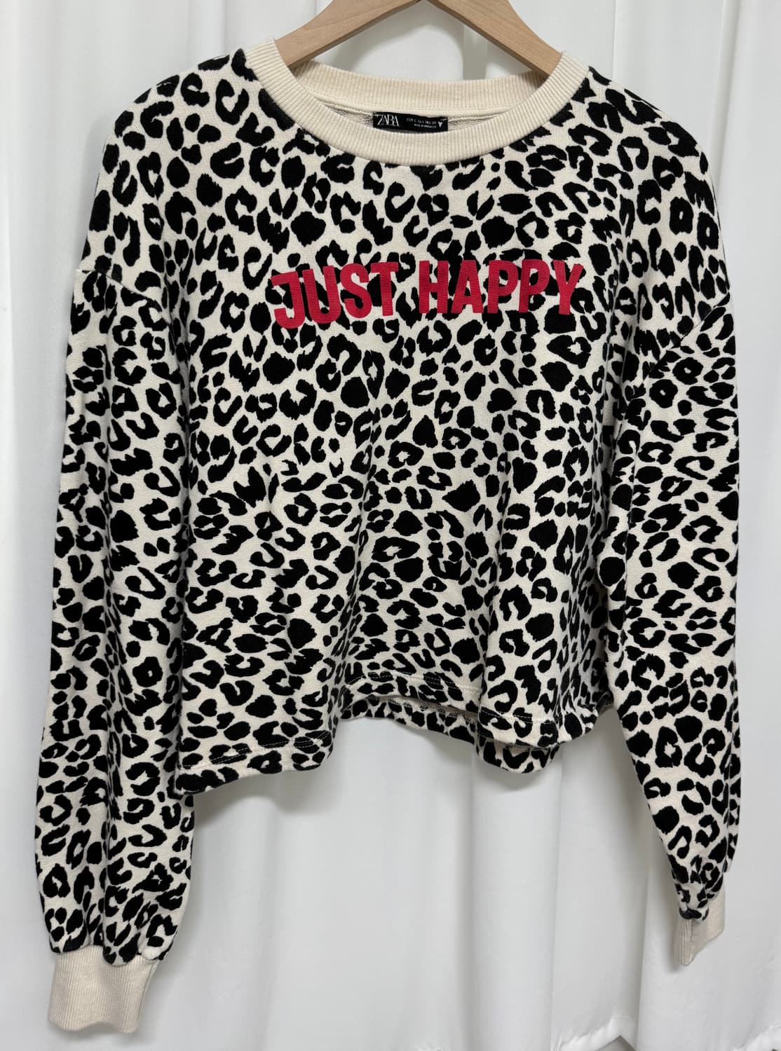 ZARA 자라 레오파드 맨투맨 상품이미지2