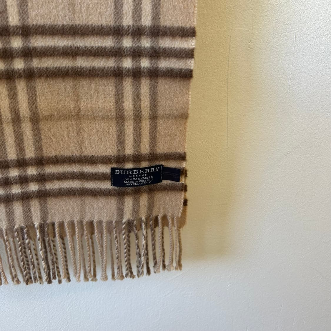 버버리 노바체크 캐시미어 머플러 상품이미지4