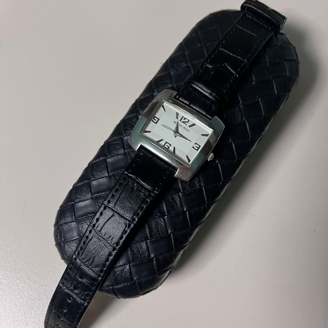 MOUNT POLO black leather watch 상품이미지6