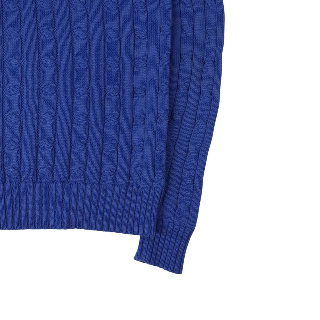 폴로 랄프로렌 블루 케이블 브이넥 니트 상품이미지7