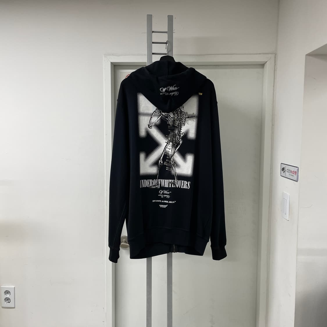 언더커버 오프화이트 리버시블 후드 집업 XL 상품이미지1