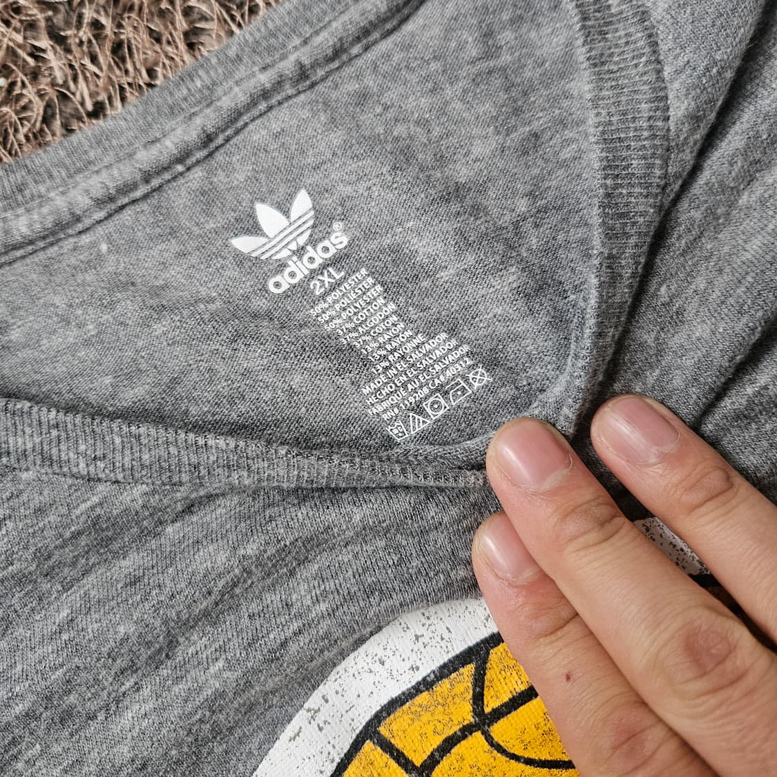 아디다스(Adidas) 올드스쿨 NBA 로스엔젤레스 레이커스 반팔 상품이미지5