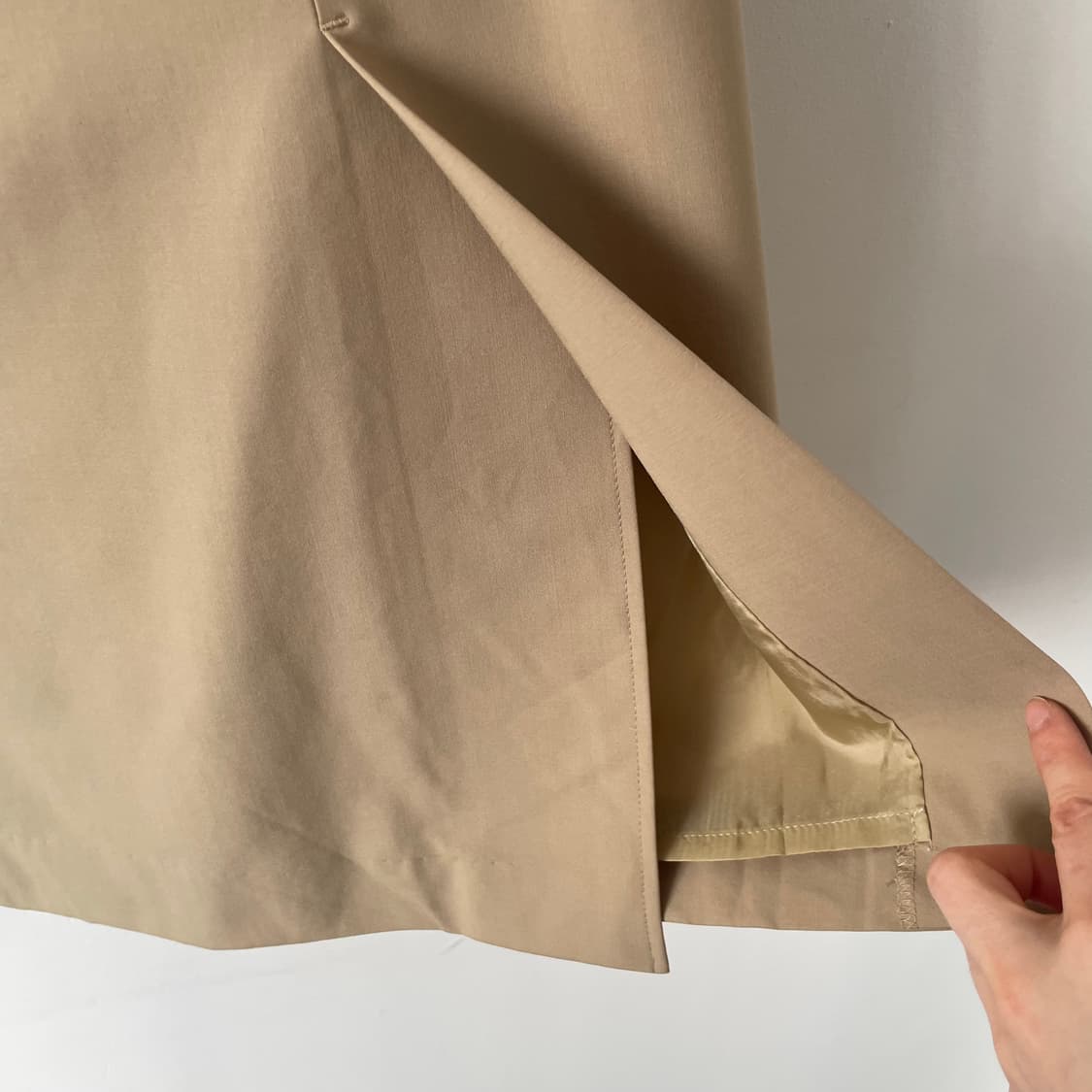 camel beige long skirt  상품이미지7