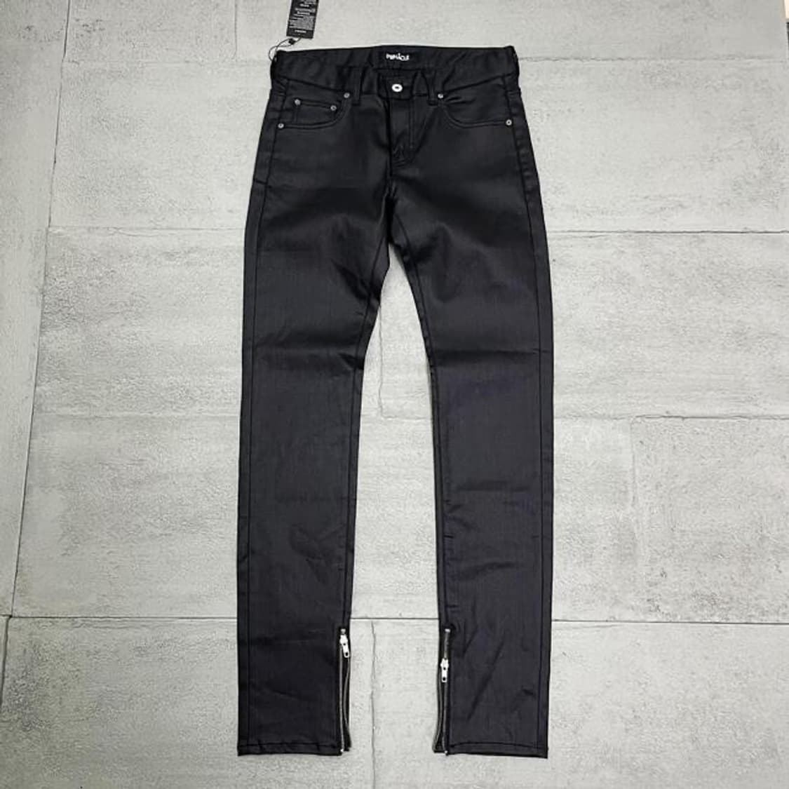 피나클 지퍼 디테일 블랙 광택진 (31)   상품이미지1