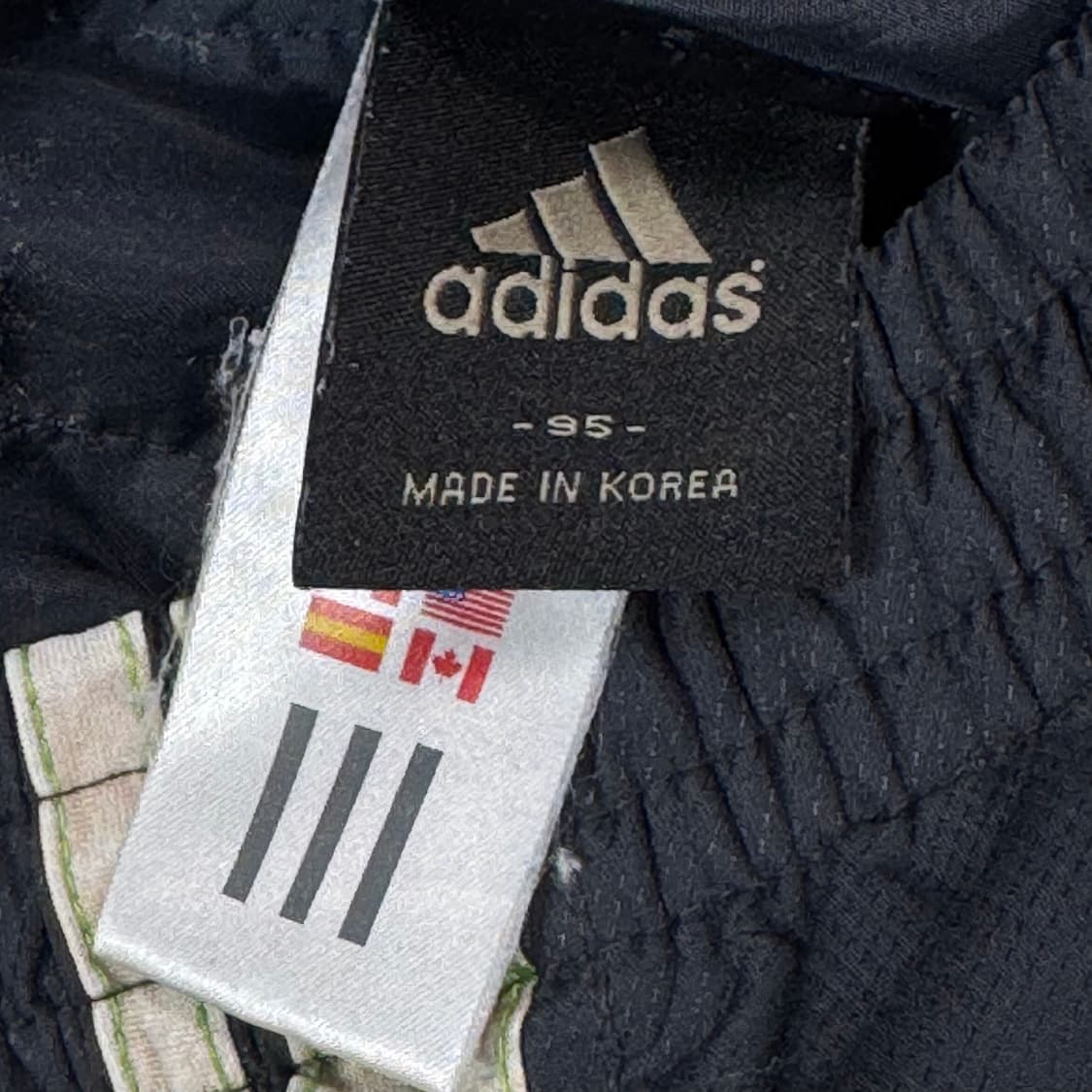 아디다스 퍼포먼스 네이비 삼선포인트 트랙팬츠 상품이미지3