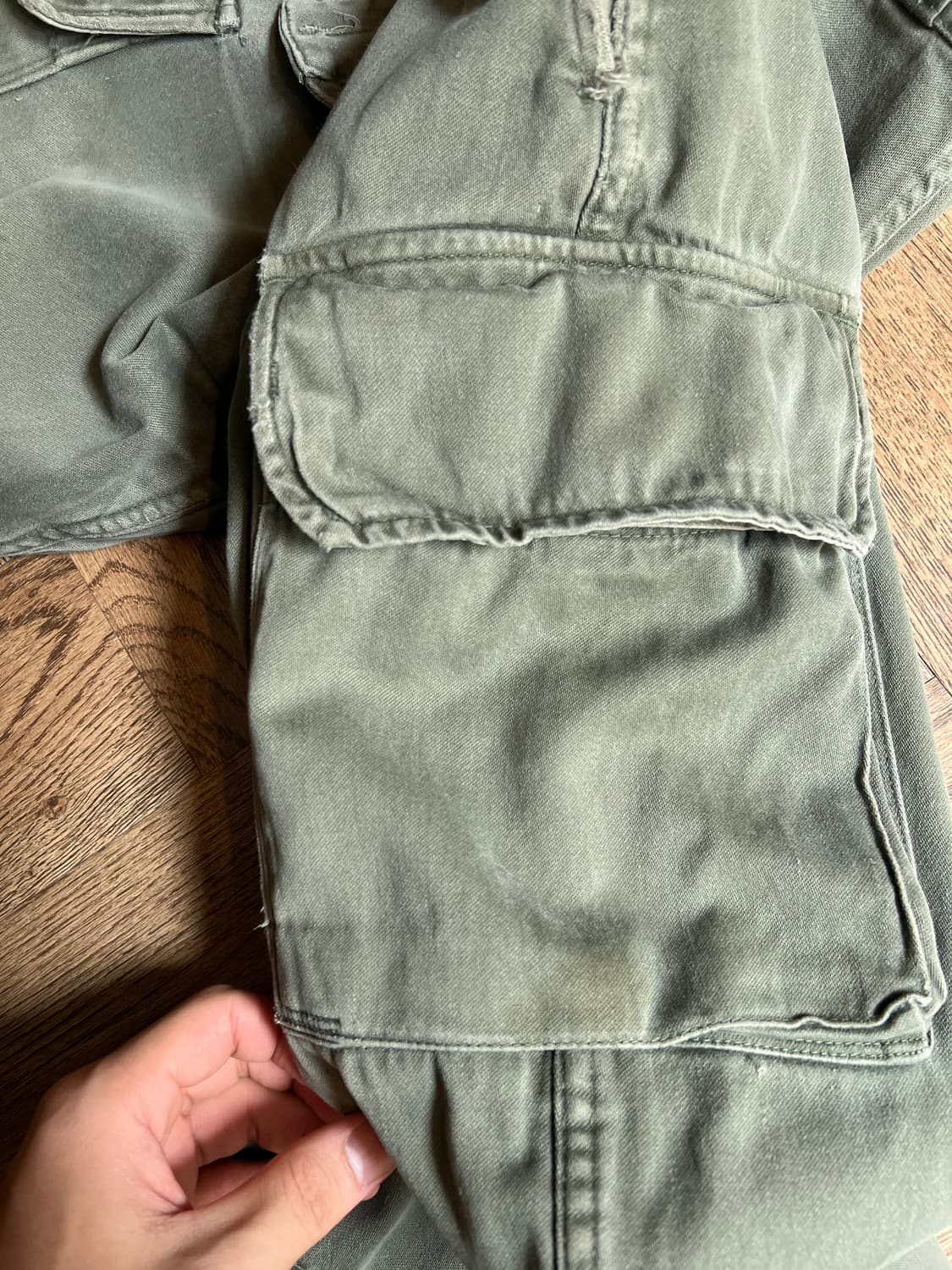 [30]70's 프랑스군 밀리터리 필드 카고팬츠 상품이미지5