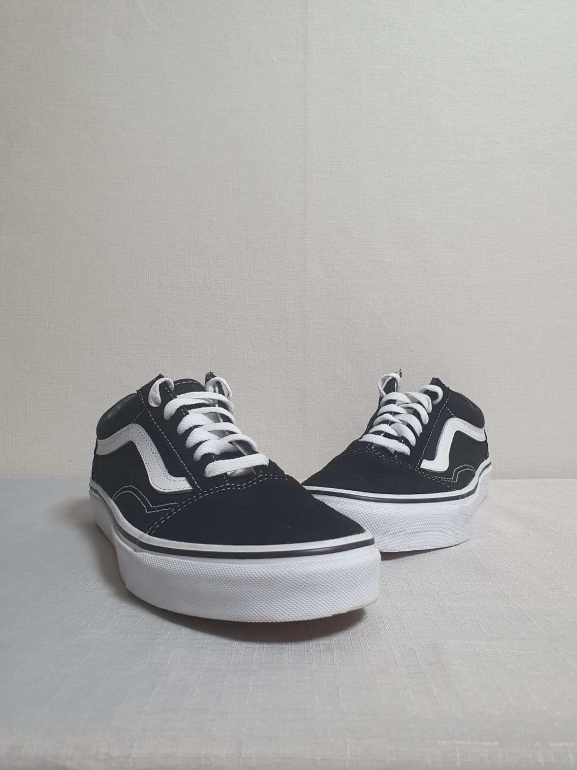 반스 올드스쿨 블랙화이트 클래식 스니커즈 235mm 상품이미지4