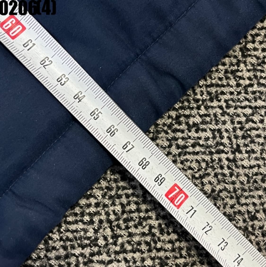 [95] 라코스테 빈티지 네이비 패딩 조끼 0206(4) 상품이미지6