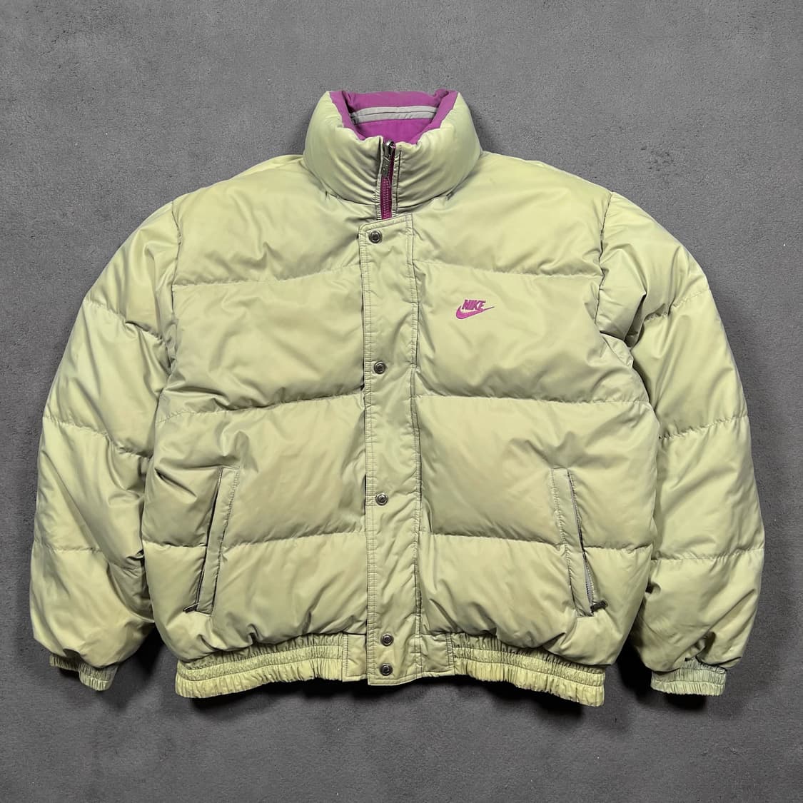 90's 나이키 삼나스포츠 리버시블 다운 패딩 자켓 상품이미지2
