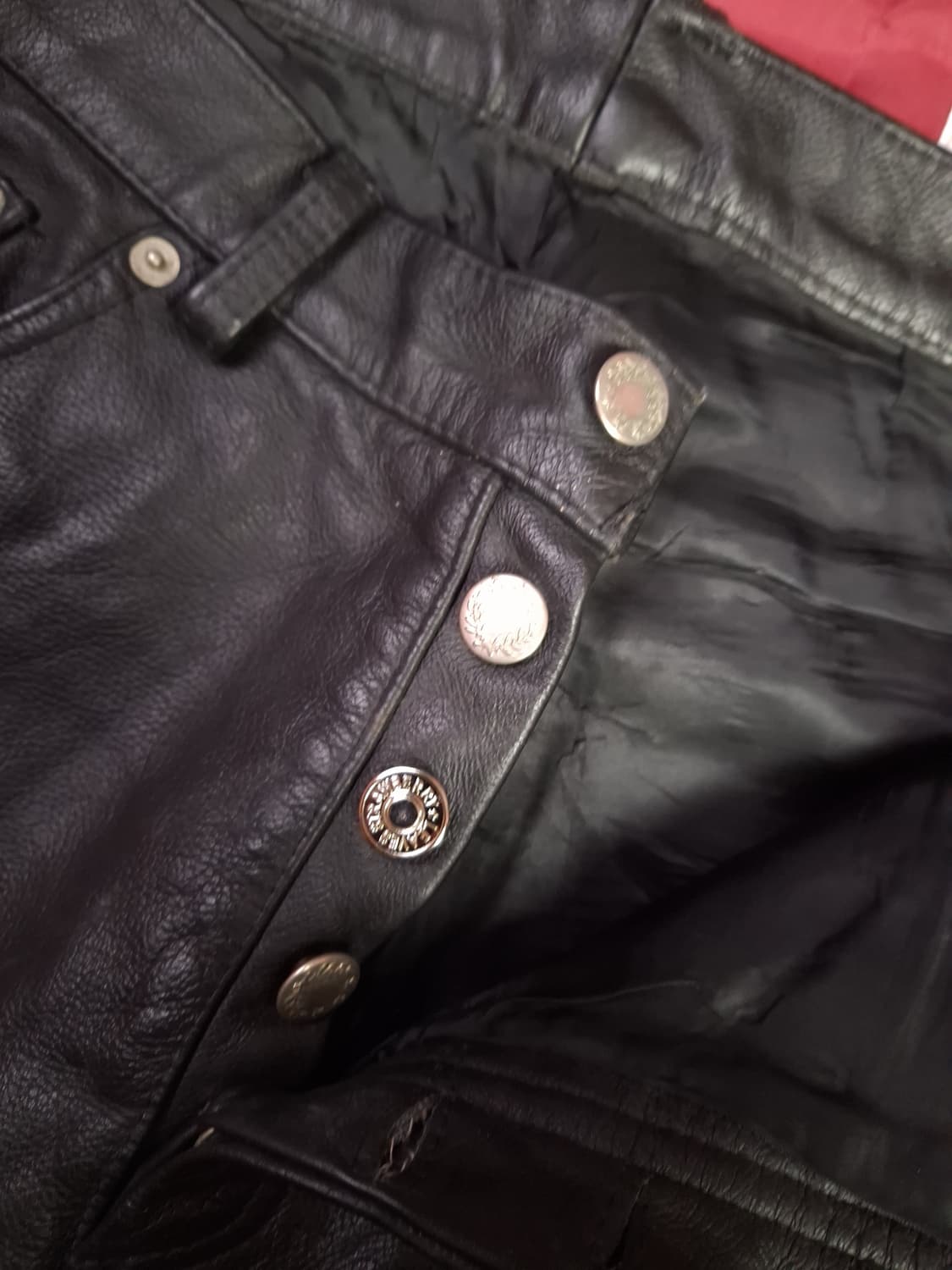 오리지날 일본판 두카티 우먼용(공용) 리얼레더 라이더 팬츠 상품이미지10