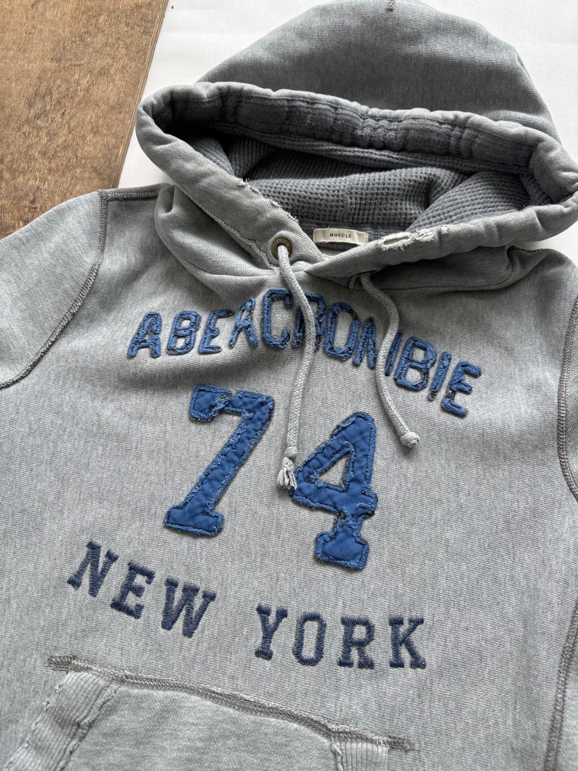 abercrombie 아베크롬비 자수 후드 상품이미지3
