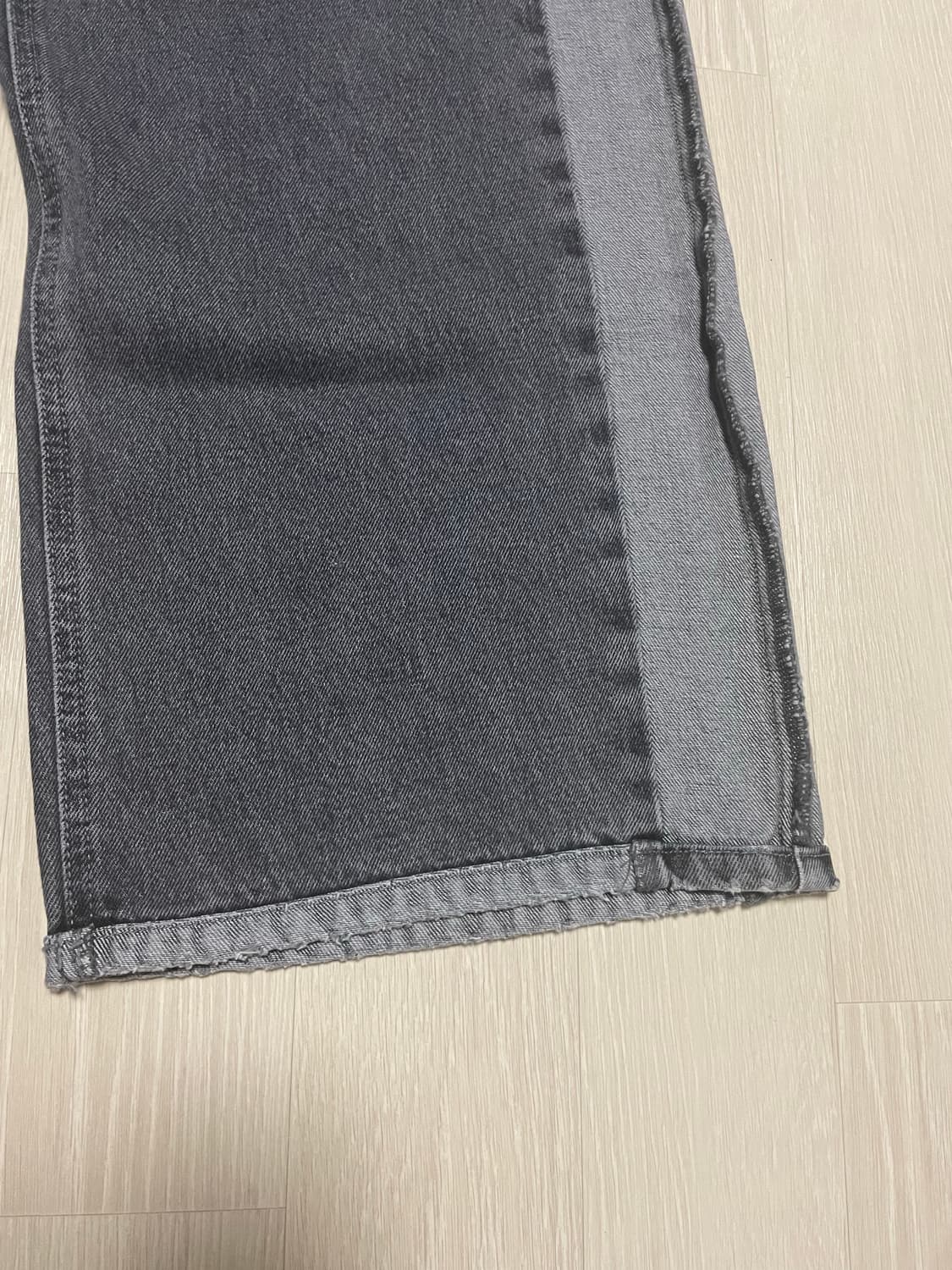 에드 어글리 롱 와이드 데님 상품이미지4