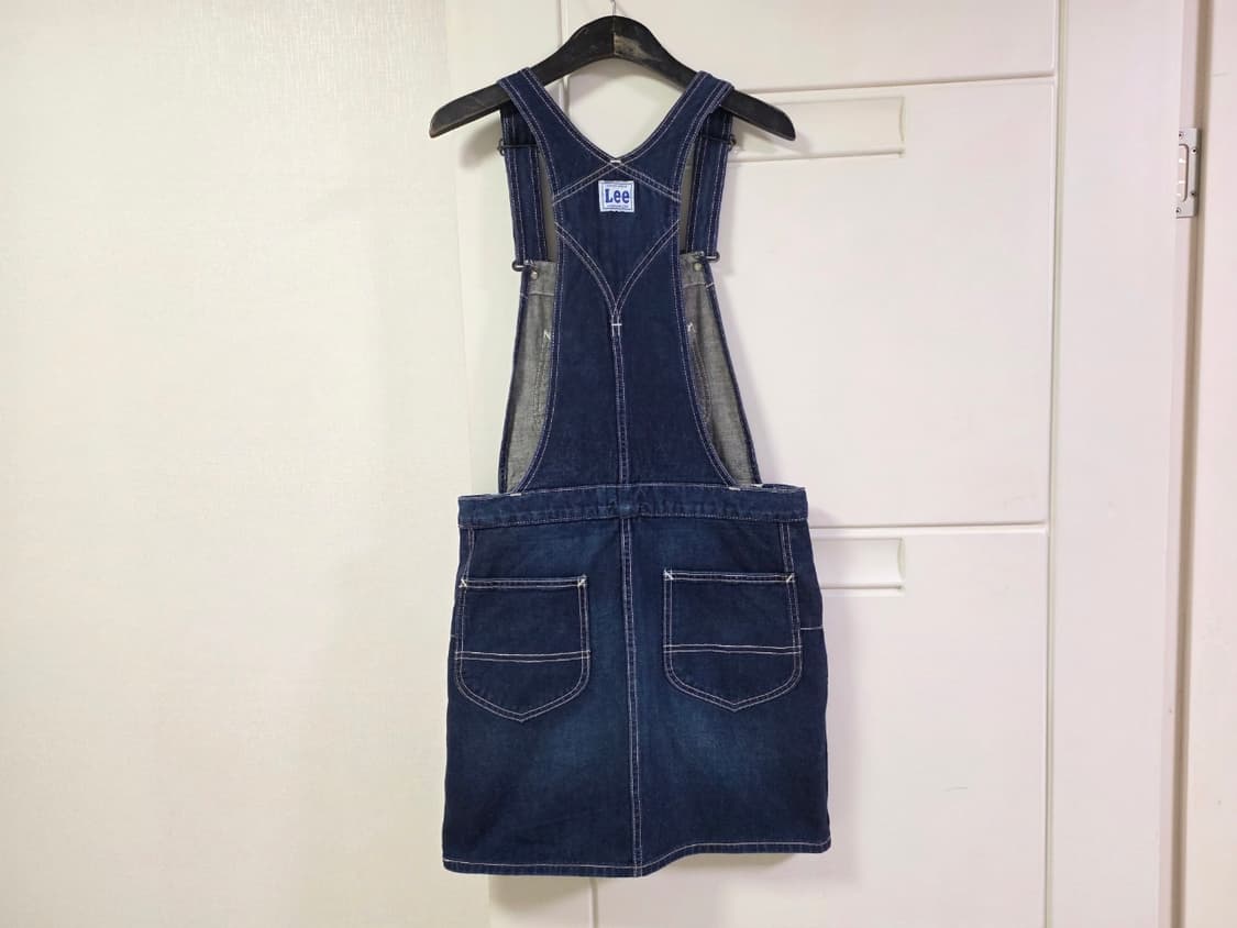 JPN Lee 데님 워싱 멜빵 스커트 여성 M

 상품이미지2