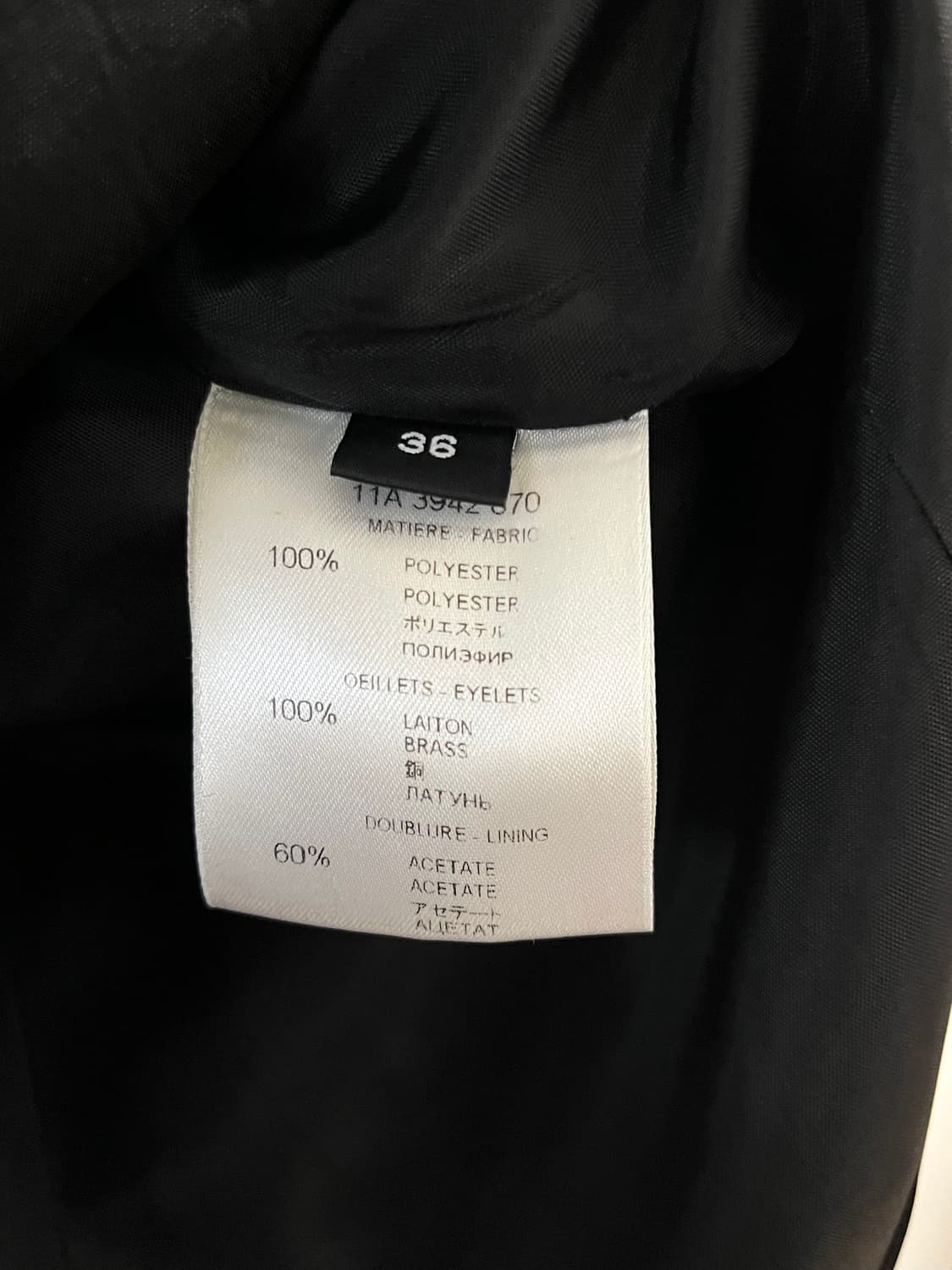 지방시 2011FW 리카르도 티시 스터드 아일렛 스모킹 자켓 상품이미지5