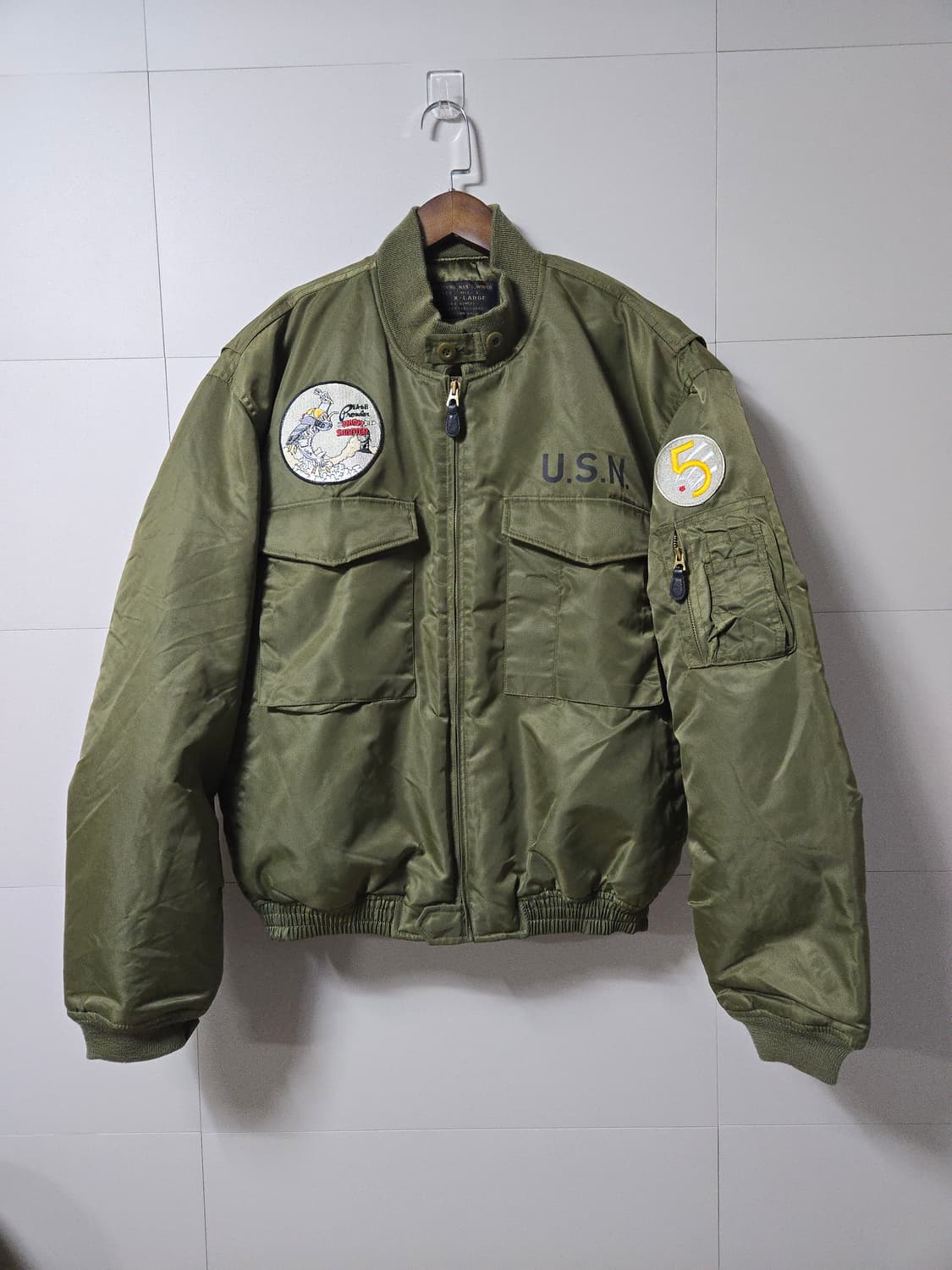 military G-8 wep 플라이트 자켓 XL 실측확인요망 상품이미지1