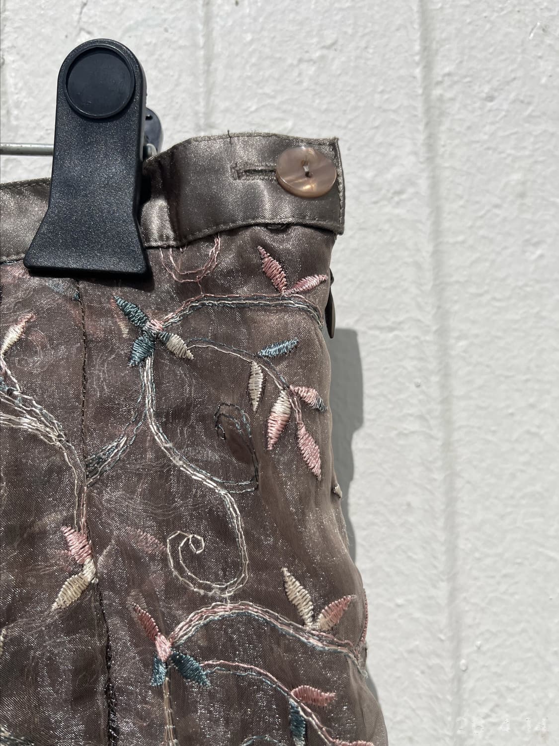 Sheer Floral Mesh Skirt 쉬어 플로럴 메쉬 스커트 상품이미지4