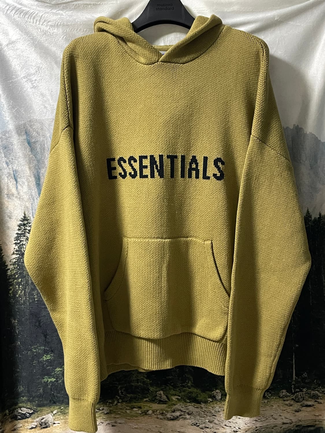 L 피오갓 에센셜 니트 후드 앰버 상품이미지2