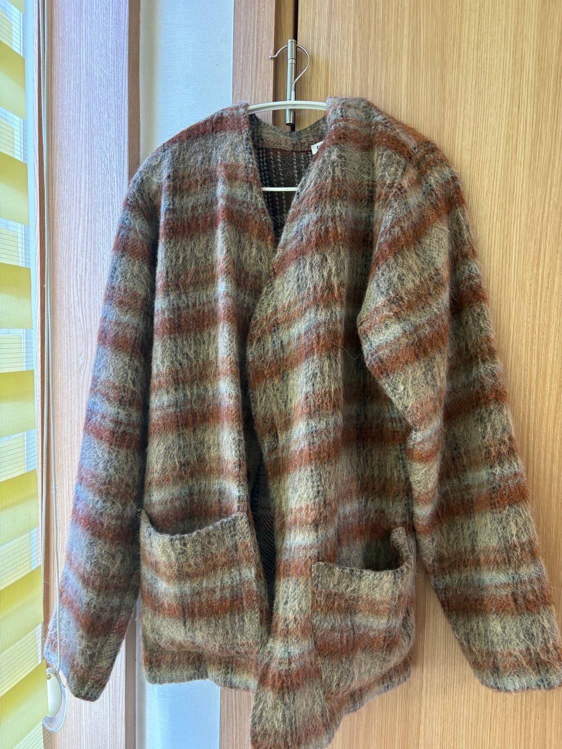 아워레가시 Our Legacy 모헤어 가디건 어멘트체크 50 상품이미지1