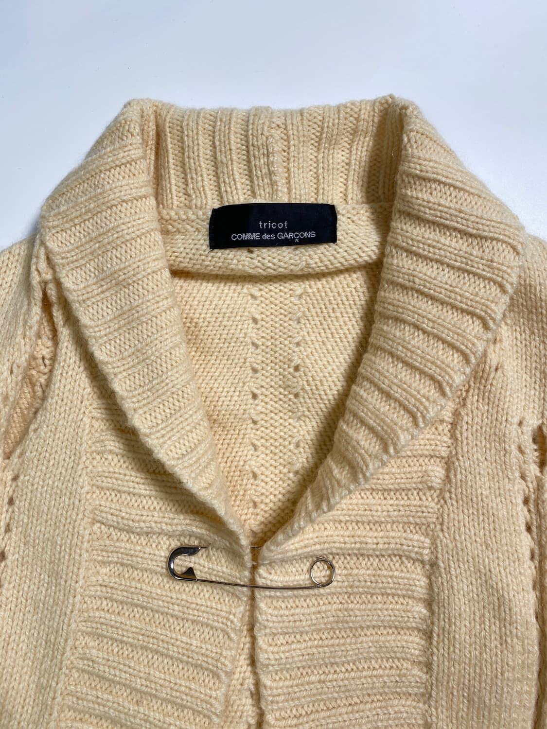 꼼데가르송 트리콧 울 가디건 상품이미지3