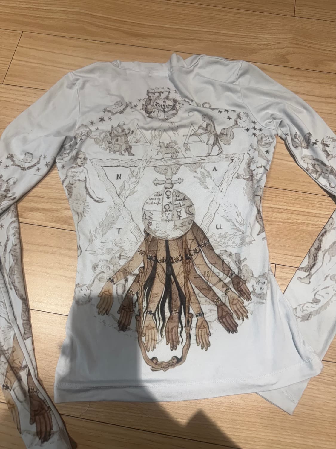 604 service 프린팅 롱슬리브 상품이미지2