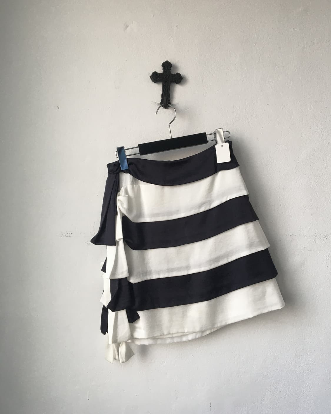 Sied tied point layer mini skirt 상품이미지1