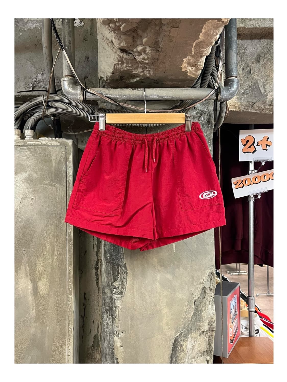 미스치프 숏팬츠 레드 M #csz3649 상품이미지1