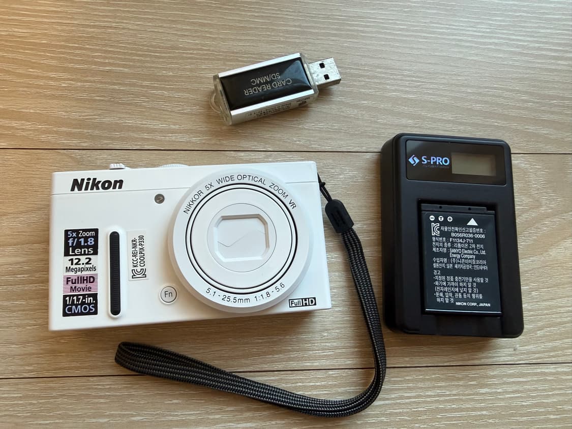 니콘 쿨픽스 p330 화이트 디카 상품이미지2