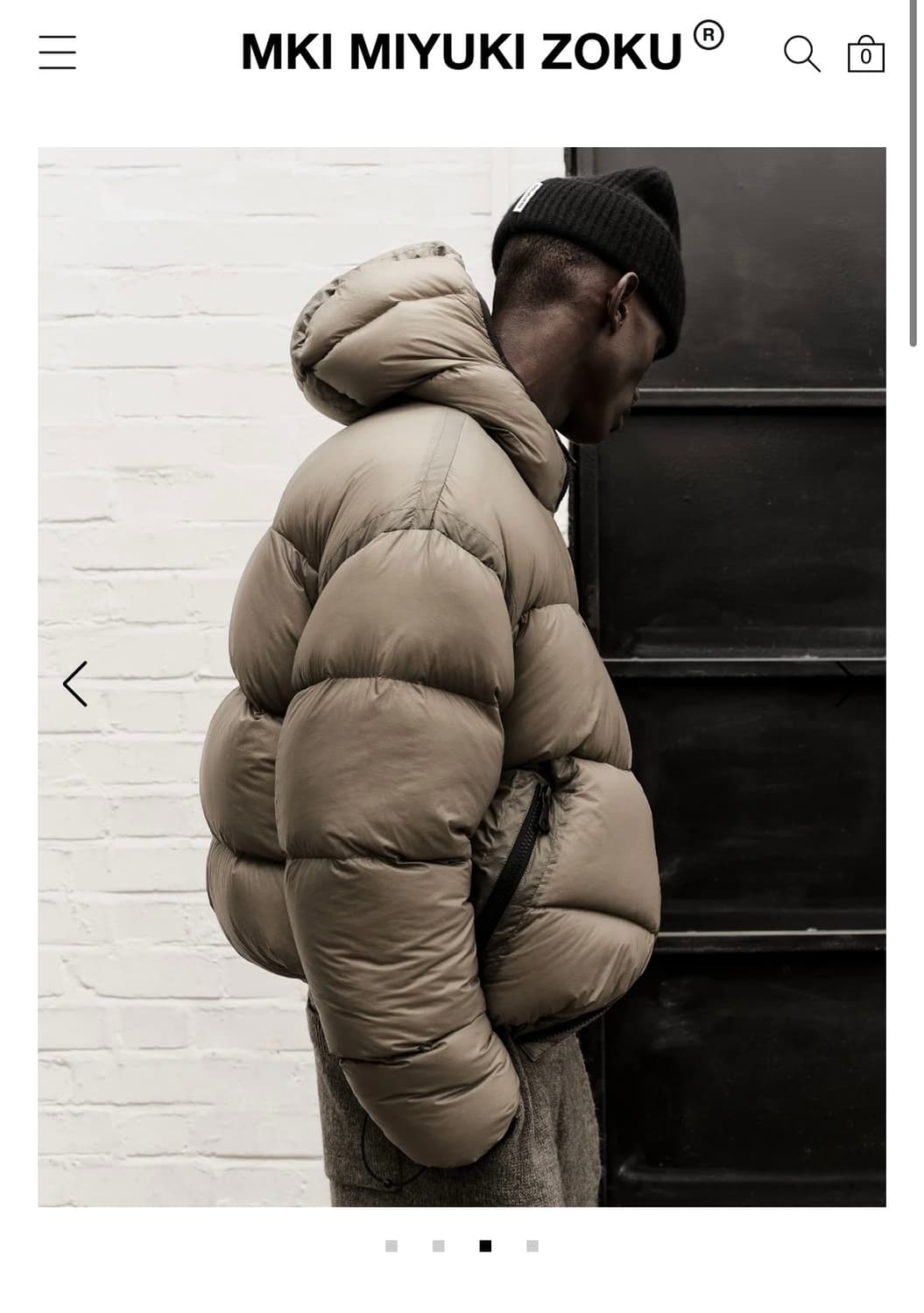 MKI Miyuki-zoku 미키미유키조쿠 립스탑 버블 패딩XL 디디쉘 상품이미지2