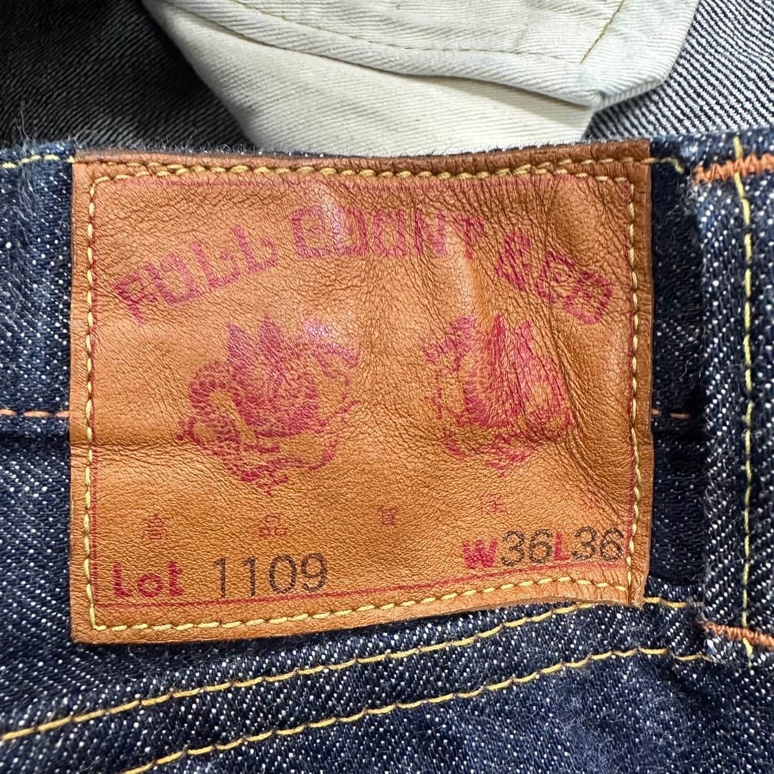 풀카운트 1109 셀비지 데님 상품이미지5