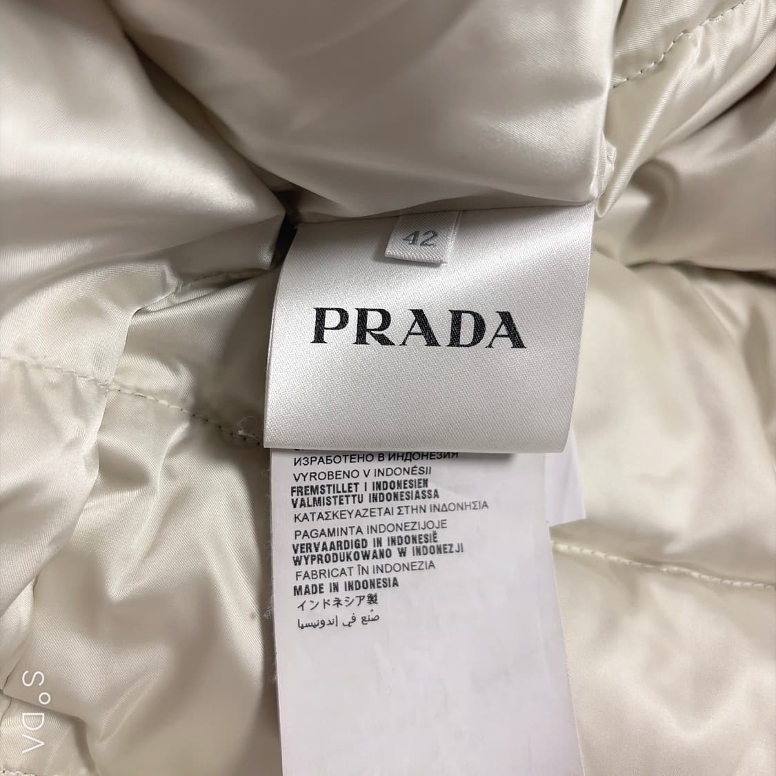 프라다 퍼 패딩 42 상품이미지10