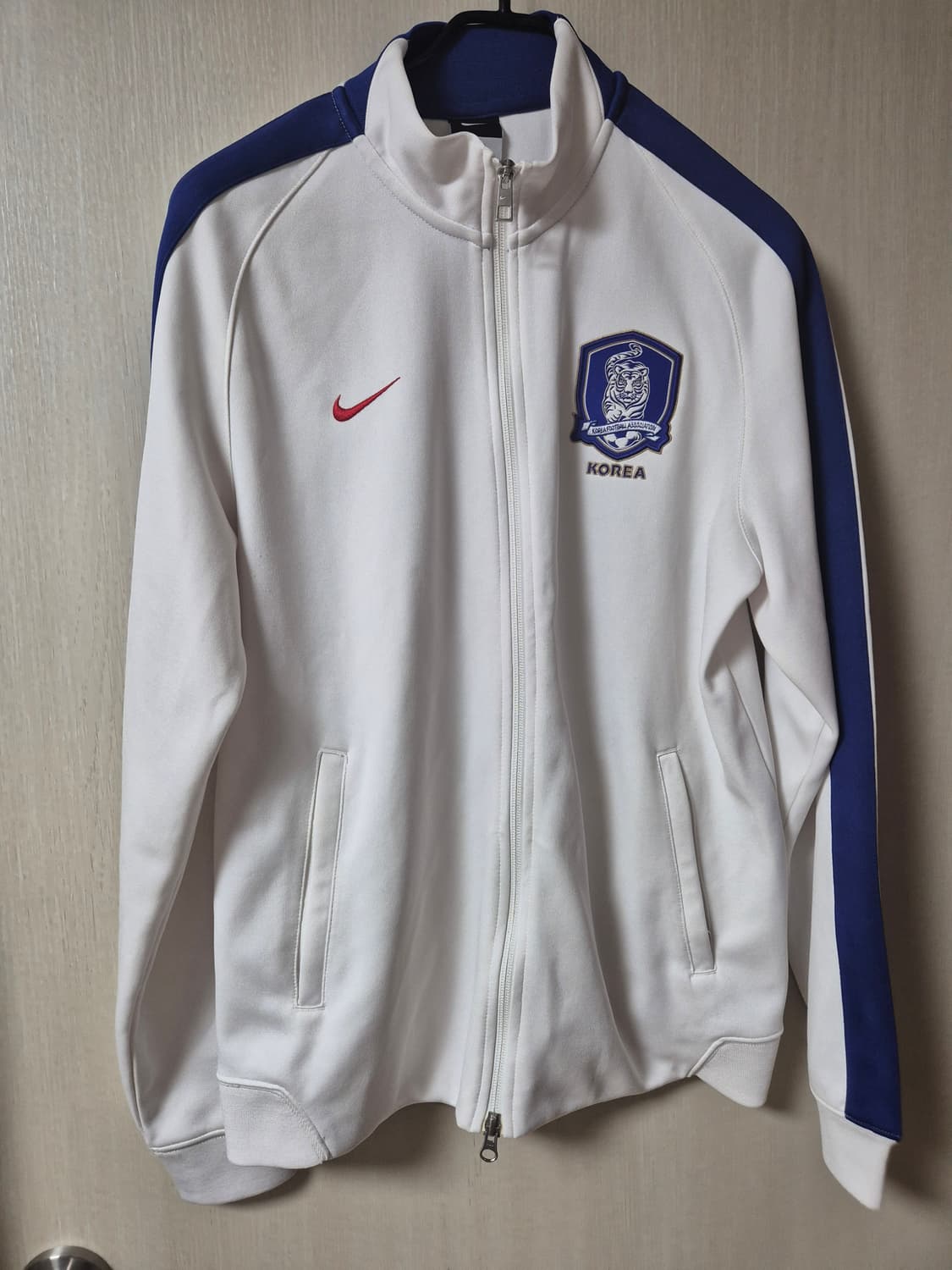 나이키 코리아 국대 화이트 트랙탑 져지집업 XL 상품이미지1