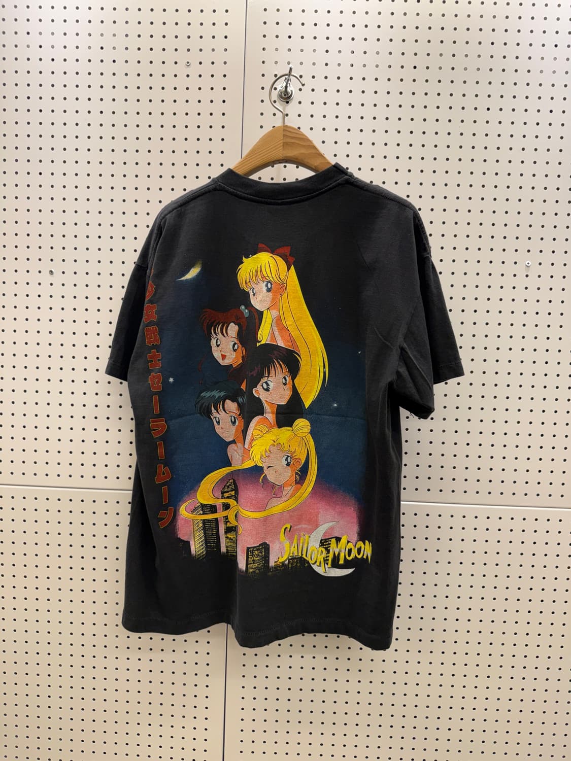 빈티지 달의 요정 세일러문 빅프린팅 반팔 티셔츠 U1644 상품이미지3