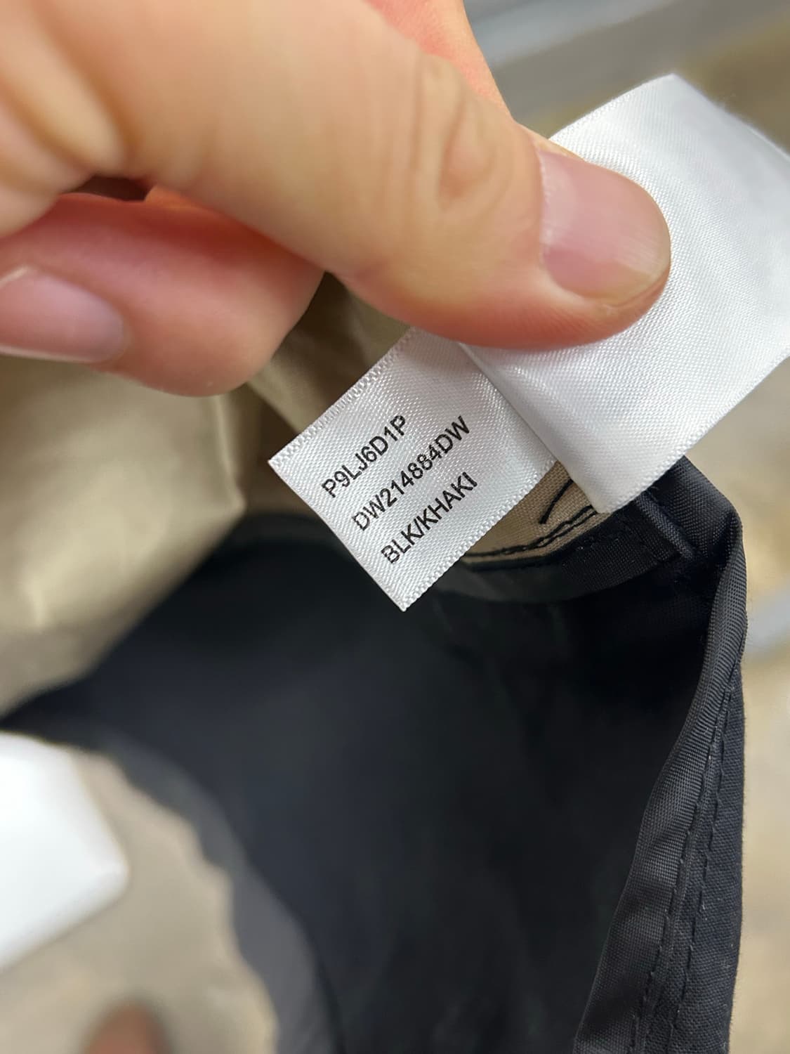 DKNY 코트 블랙카키 상품이미지6