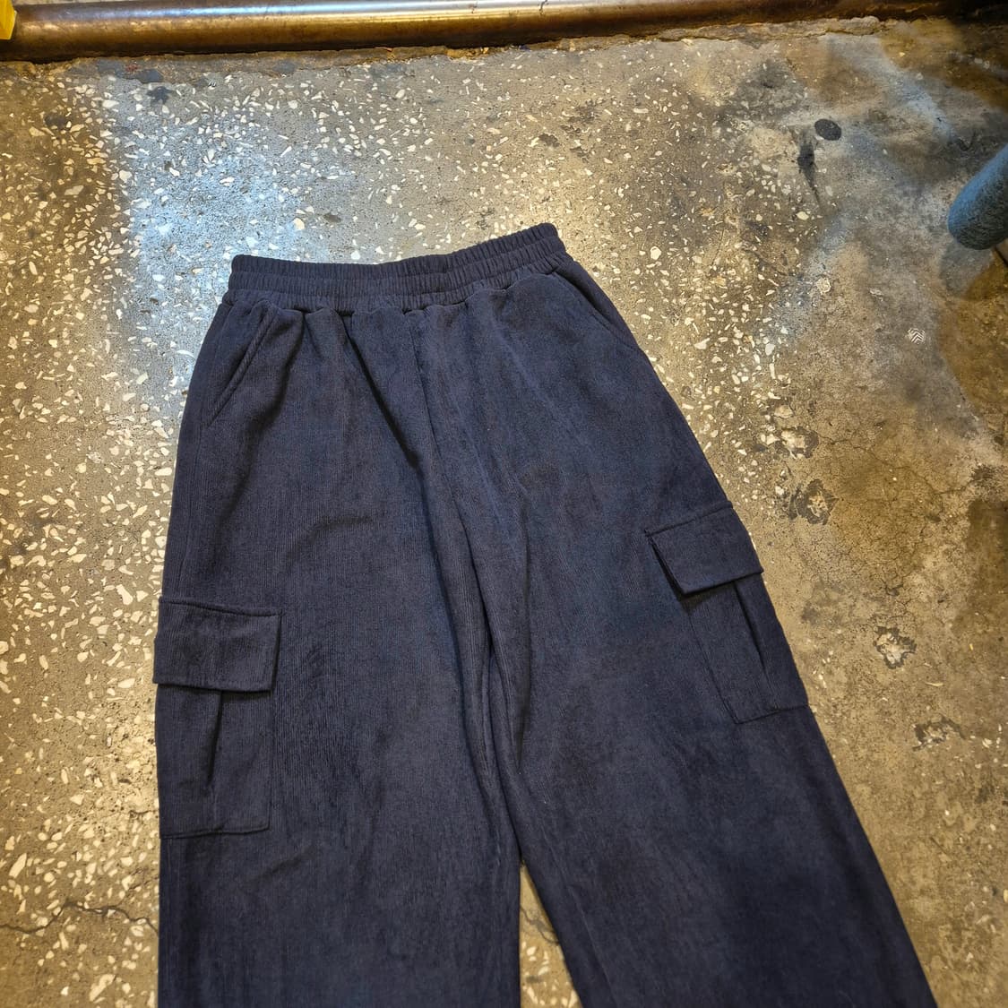 30~32인치 네이비 카고 코듀로이팬츠  상품이미지6