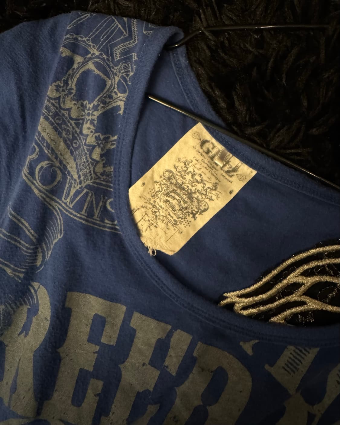Glitz Blue lace wing t-shirts 상품이미지6