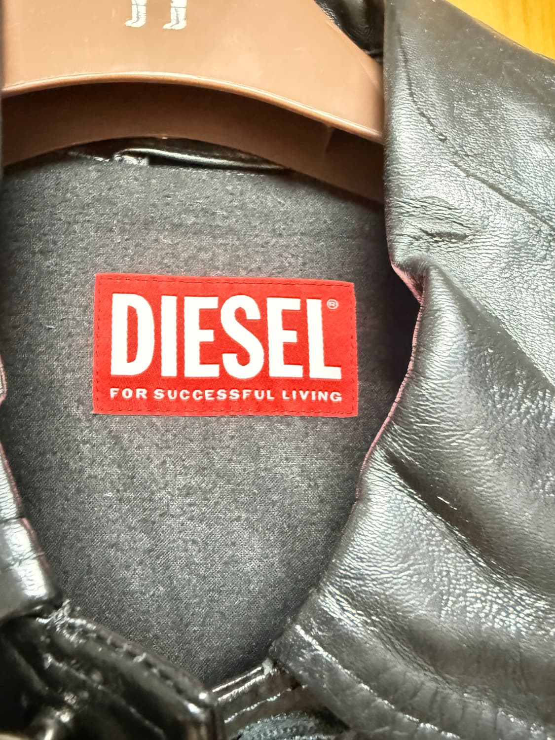 디젤 양가죽 데님 코트 상품이미지4