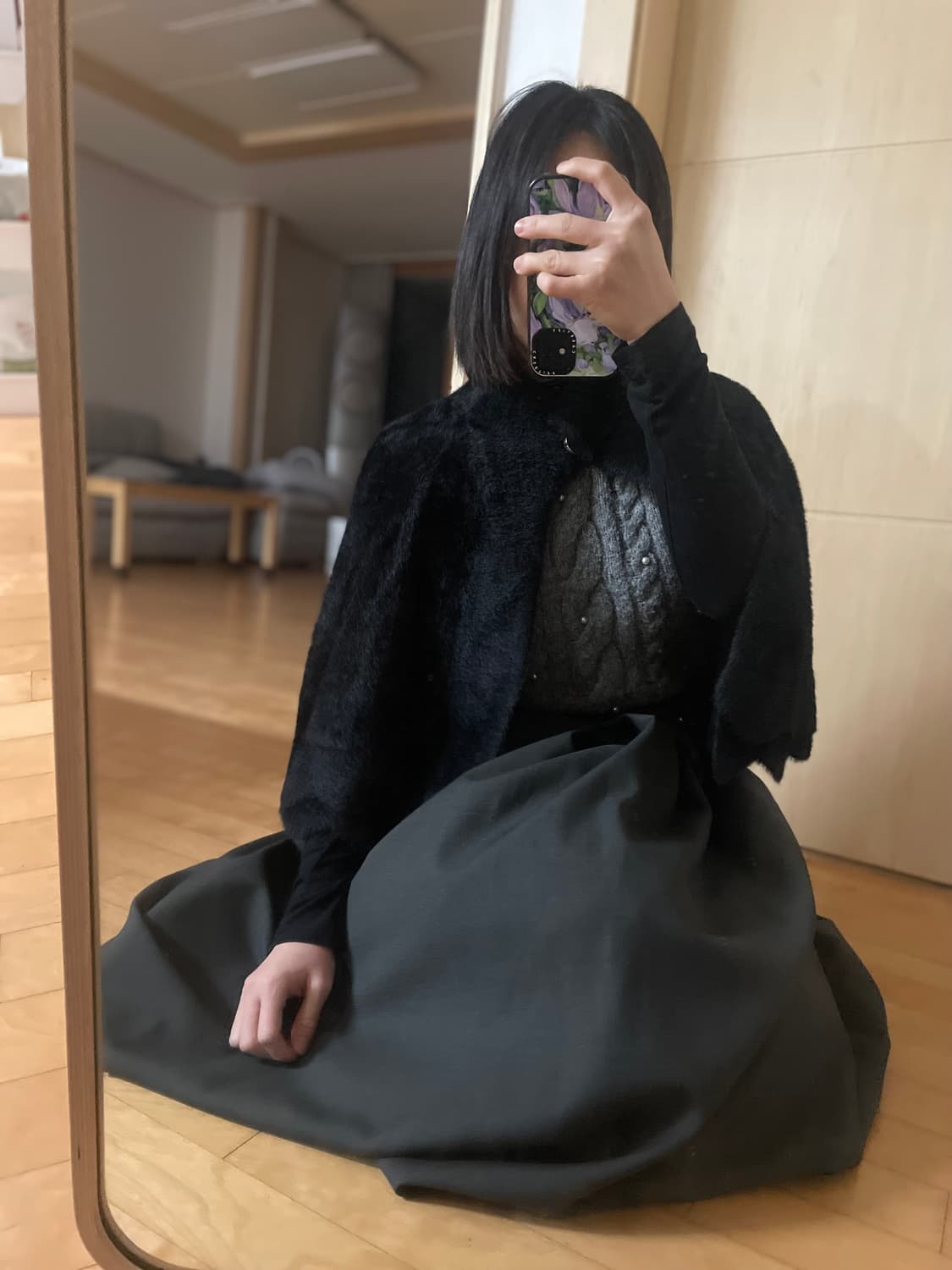 퍼 케이프 코트 퍼자켓 라보빈티지 서쿠키 프레클 사가폭스 밍크 퍼코트 상품이미지2