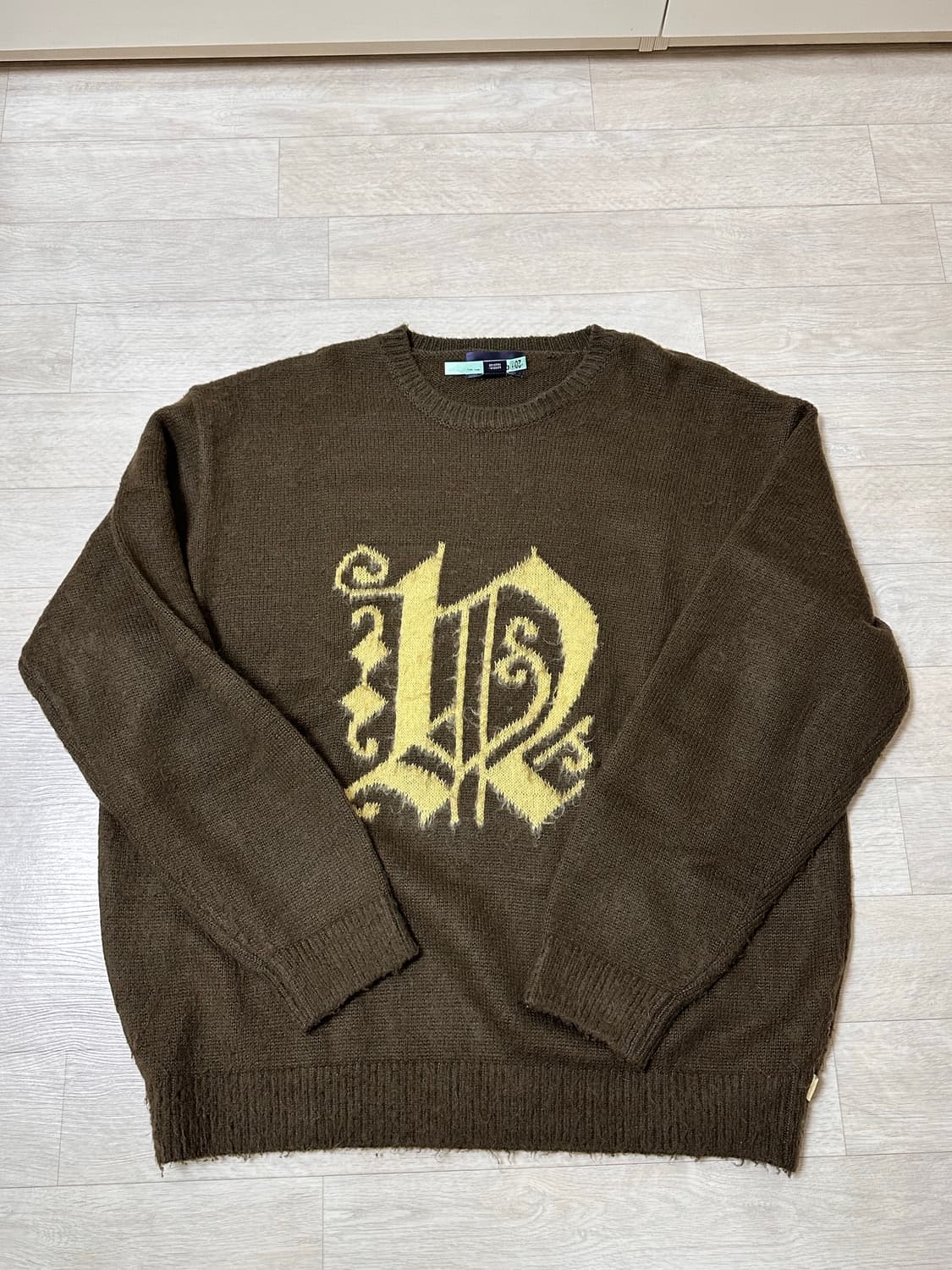 디스이즈네버댓 Fortuna logo 니트 브라운 상품이미지2