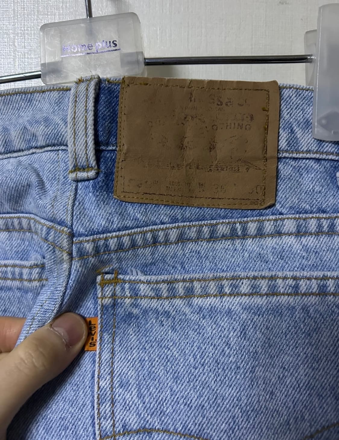 리바이스 560 오렌지라벨 데님 청바지 W36 L30 상품이미지4